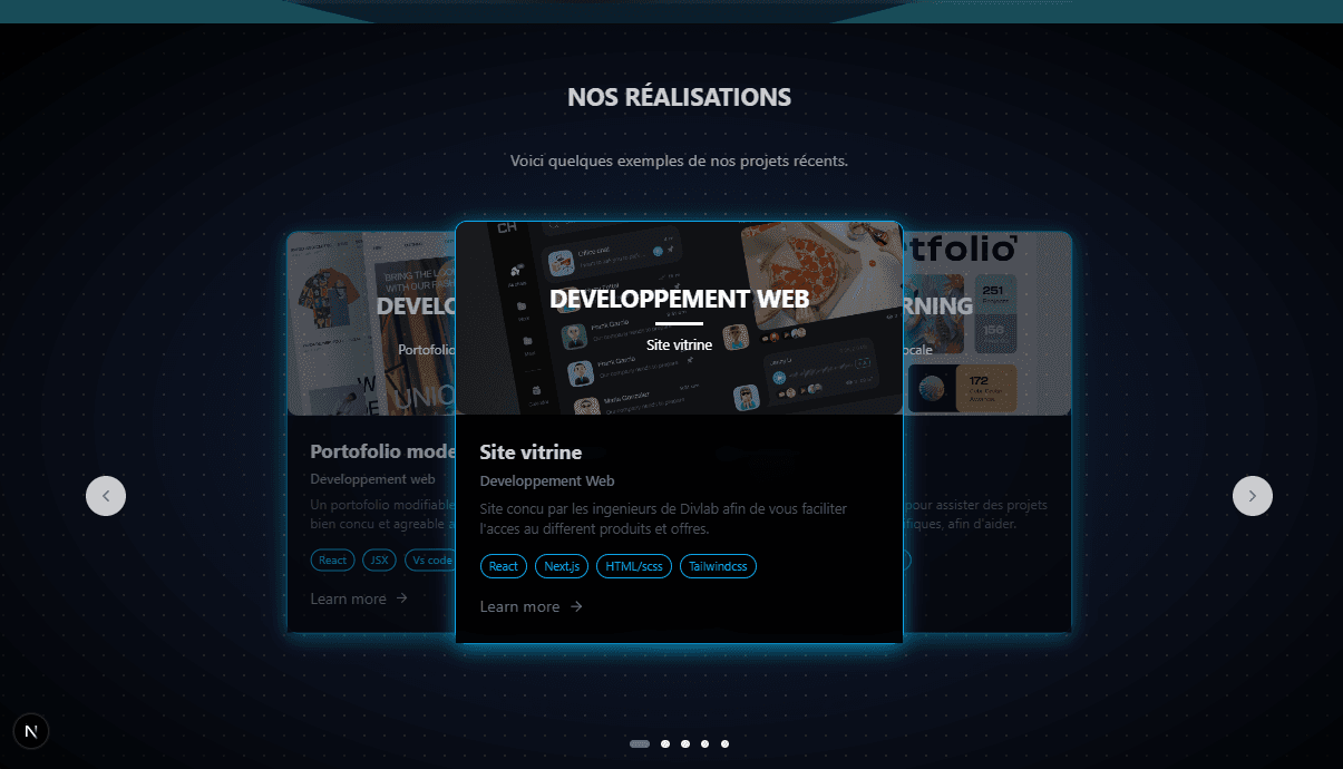 Site vitrine DIVLAB